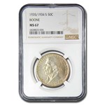 1935/1934-S Daniel Boone Bicentennial Half Dollar MS-67 NGC