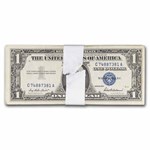 1935/1957 $1.00 Silver Certificates Fine-XF (Lots of 100)