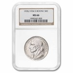 1935/34-S Boone Commemorative Half Dollar MS-66 NGC