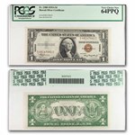 1935-A $1.00 Brown Seal Hawaii CU-64 PPQ PCGS (Fr#2300)