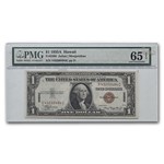 1935-A $1.00 Brown Seal Hawaii CU-65 EPQ PMG (Fr#2300)
