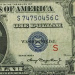 1935-A $1.00 Silver Cert VF (Fr#1610) S-Experimental