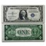 1935-A $1.00 Silver Certificate CU (Fr#1608) 7 Consecutive