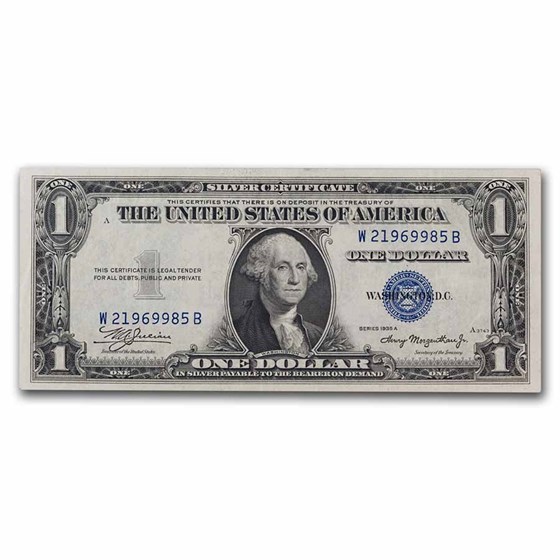1935-A $1.00 Silver Certificate XF (Fr#1608) 1935-A $1.00 Silver Certificate XF (Fr#1608)