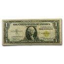 1935-A $1.00 Yellow Seal North Africa Fine (Fr#2306)