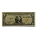 1935-A $1.00 Yellow Seal North Africa VF (Fr#2306)