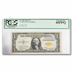 1935-A $1.00 Yellow Seal North Africa XF-40 PPQ PCGS (Fr#2306)