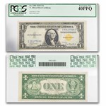 1935-A $1.00 Yellow Seal North Africa XF-40 PPQ PCGS (Fr#2306)