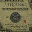 1935-A $1 Silver Cert Fine (Fr#1609) R-Experimental