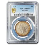 1935 Arkansas Centennial Half Dollar Commem MS-67 PCGS