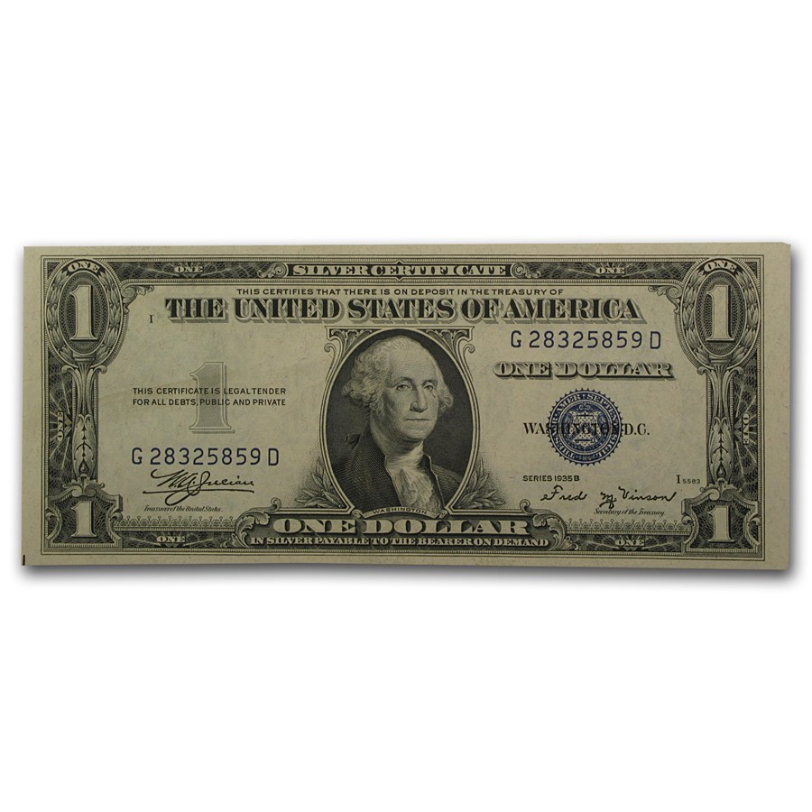 1935-B $1.00 Silver Certificate CU (Fr#1611)