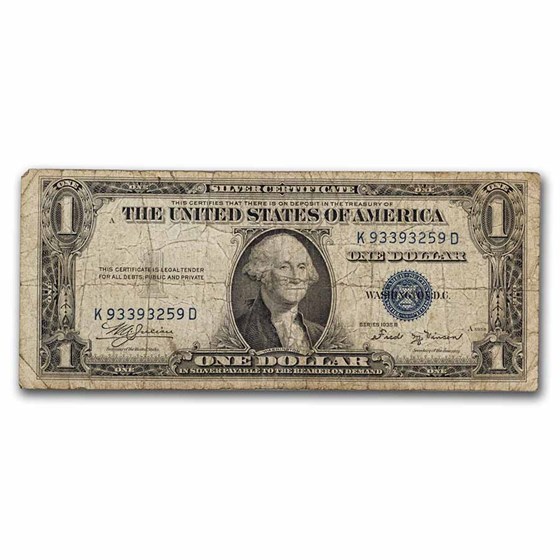 1935-B $1.00 Silver Certificate - Fine (Fr#1611)