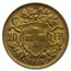 1935-B Swiss Gold 20 Francs Helvetia BU