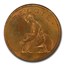 1935 Belgium Franc Pattern MS-65 PCGS (Red/Brown)