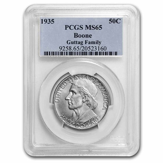 1935 Boone Half Dollar MS-65 PCGS 1935 Boone Half Dollar MS-65 PCGS