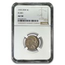 1935 Buffalo Nickel AU-58 NGC (DDR, FS-801)