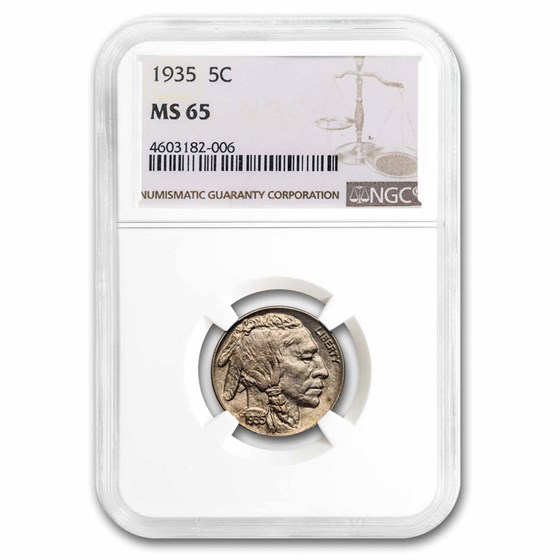 1935 Buffalo Nickel MS-65 NGC 1935 Buffalo Nickel MS-65 NGC