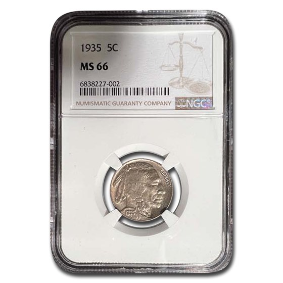 1935 Buffalo Nickel MS-66 NGC 1935 Buffalo Nickel MS-66 NGC