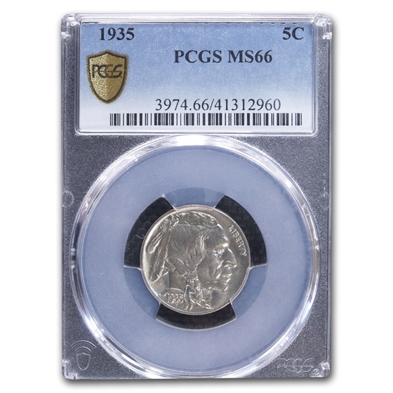 1935 Buffalo Nickel MS-66 PCGS 1935 Buffalo Nickel MS-66 PCGS