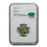 1935 Buffalo Nickel MS-67 NGC CAC