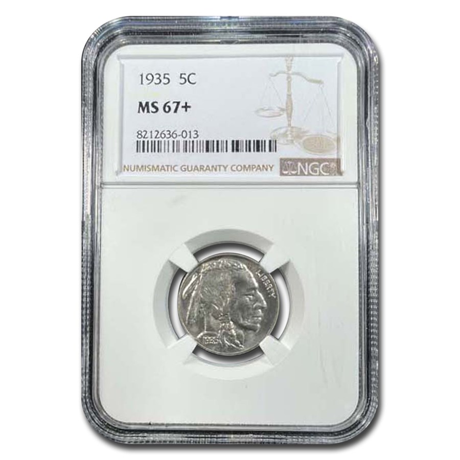 1935 Buffalo Nickel MS-67+ NGC