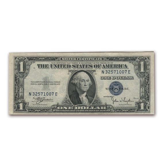 1935-C $1.00 Silver Certificate CCU (Fr#1612) 1935-C $1.00 Silver Certificate CCU (Fr#1612)