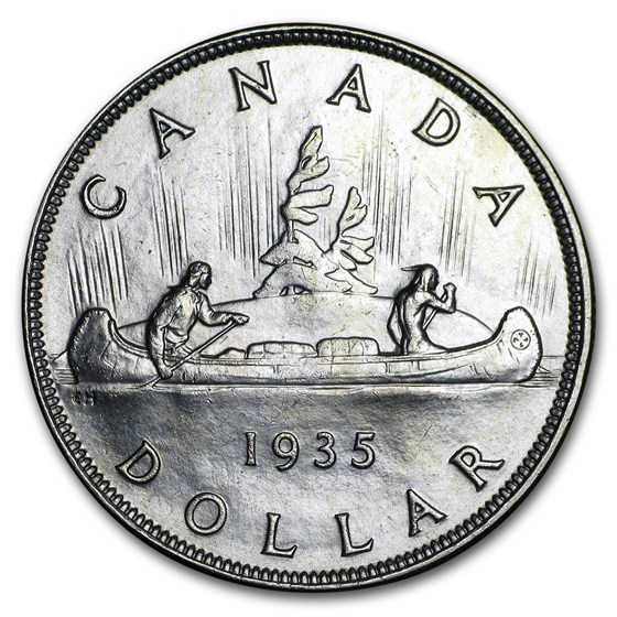 1935 Canada Silver Dollar George V BU 1935 Canada Silver Dollar George V BU