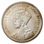 1935 Canada Silver Dollar George V MS-64 ICCS