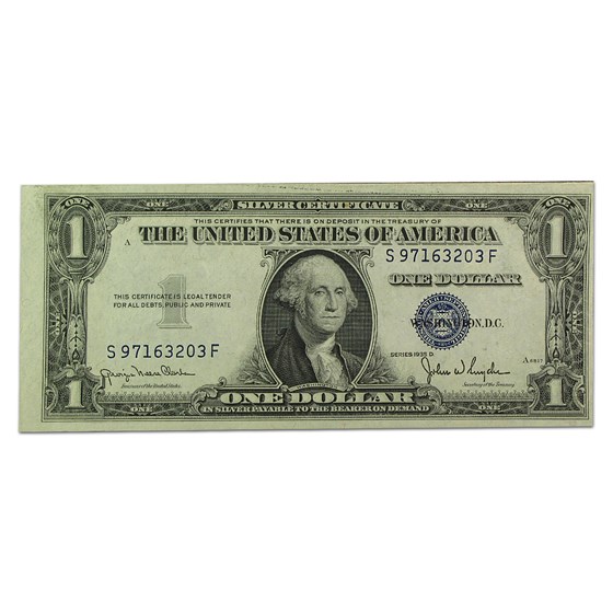 1935-D $1.00 Silver Certificate AU (Wide Seal) 1935-D $1.00 Silver Certificate AU (Wide Seal)