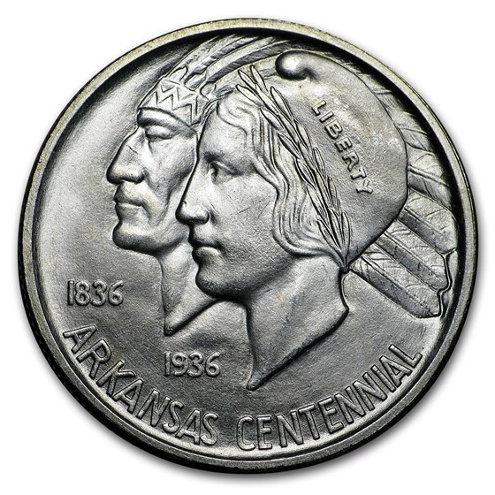 1935-D Arkansas Centennial Half Dollar Commem BU 1935-D Arkansas Centennial Half Dollar Commem BU