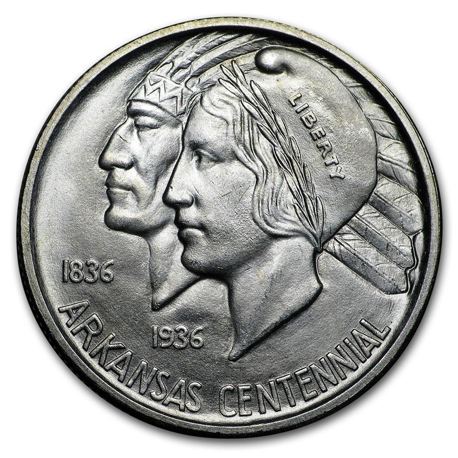 1935-D Arkansas Centennial Half Dollar Commem BU