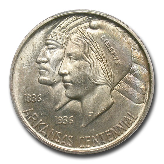 1935-D Arkansas Centennial Half Dollar MS-65 PCGS 1935-D Arkansas Centennial Half Dollar MS-65 PCGS