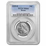 1935-D Boone Half Dollar MS-66 PCGS