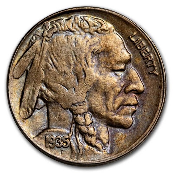 1935-D Buffalo Nickel BU (Toned) 1935-D Buffalo Nickel BU (Toned)