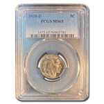 1935-D Buffalo Nickel MS-65 PCGS