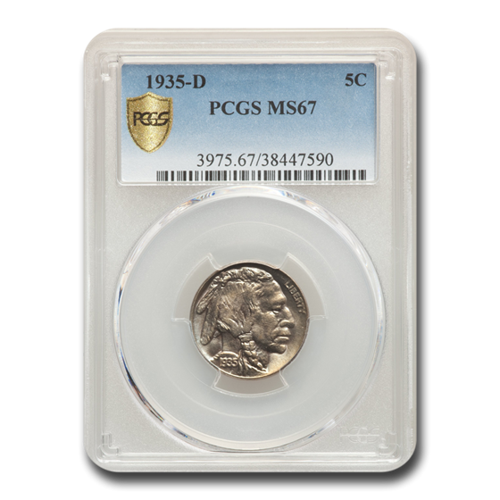 1935-D Buffalo Nickel MS-67 PCGS 1935-D Buffalo Nickel MS-67 PCGS