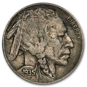 1935-D Buffalo Nickel VF