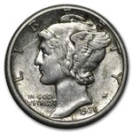 1935-D Mercury Dime AU