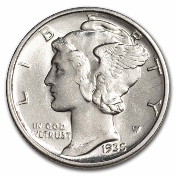 1935-D Mercury Dime BU 1935-D Mercury Dime BU