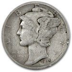 1935-D Mercury Dime Good/VF