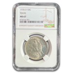 1935-D Texas Centennial Commemorative Half Dollar MS-67 NGC