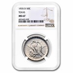 1935-D Texas Centennial Commemorative Half Dollar MS-67 NGC