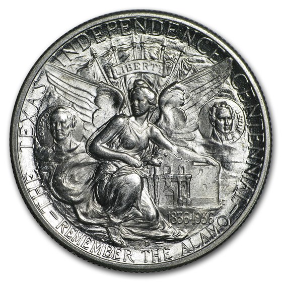 1935-D Texas Centennial Half Commem BU 1935-D Texas Centennial Half Commem BU