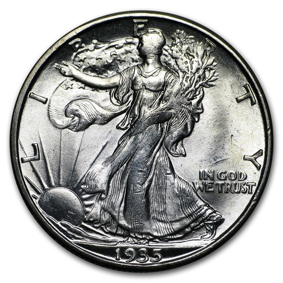 1935-D Walking Liberty Half Dollar BU 1935-D Walking Liberty Half Dollar BU