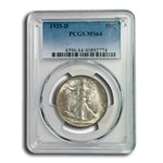 1935-D Walking Liberty Half Dollar MS-64 PCGS
