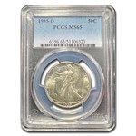 1935-D Walking Liberty Half Dollar MS-65 PCGS