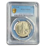 1935-D Walking Liberty Half Dollar MS-66 PCGS