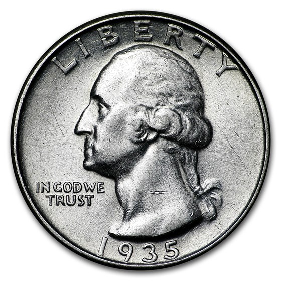 1935-D Washington Quarter AU 1935-D Washington Quarter AU