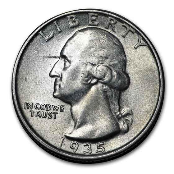 1935-D Washington Quarter BU 1935-D Washington Quarter BU