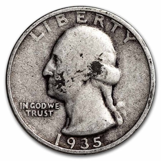 1935-D Washington Quarter VF 1935-D Washington Quarter VF